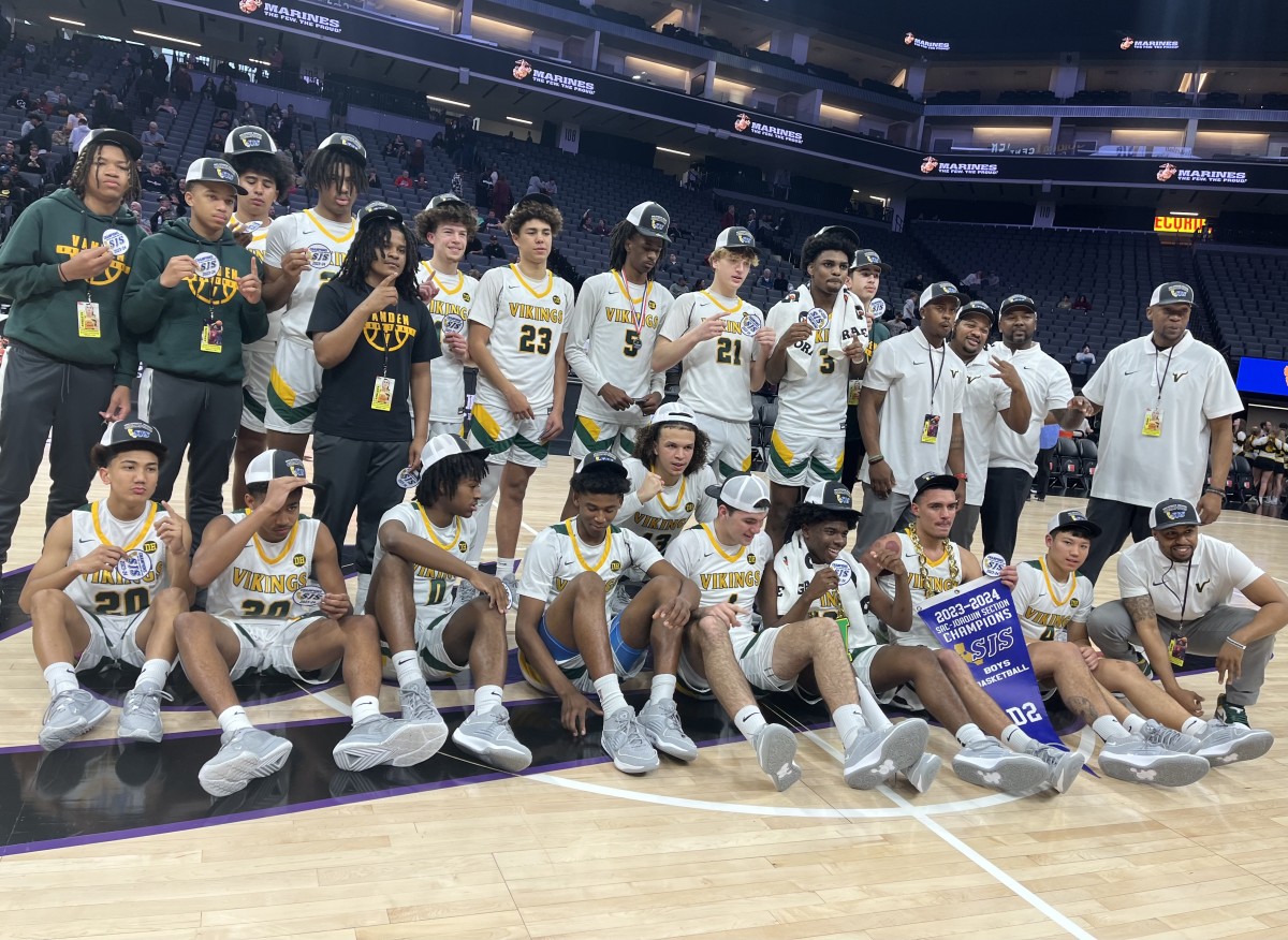 Vanden's boys won its third SJS in four years and 10 overall with a 64-52 victory over Del Oro.